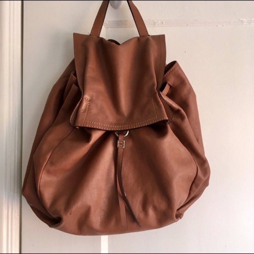 Leather book bag